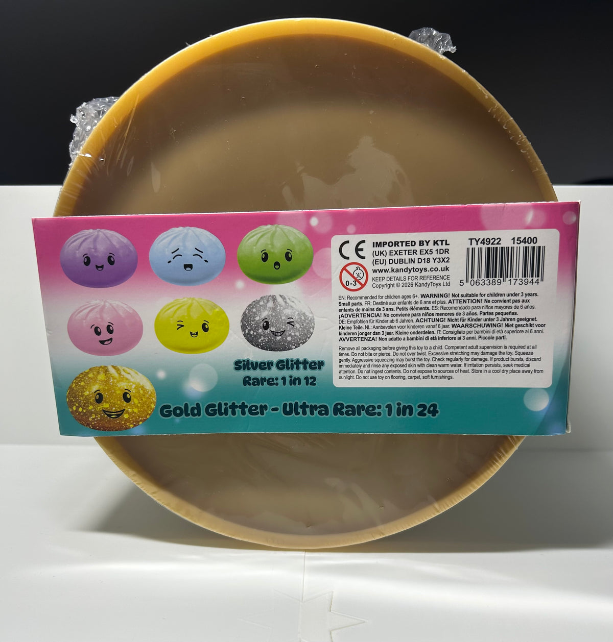 KTL XL Bao Bun Dumpling Squishy 17cm, Soft Slow-Rise Toy