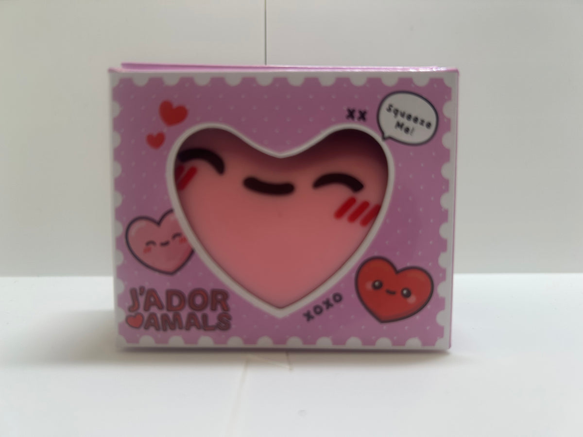 J'Adoramals Heart Squeezy Squishy