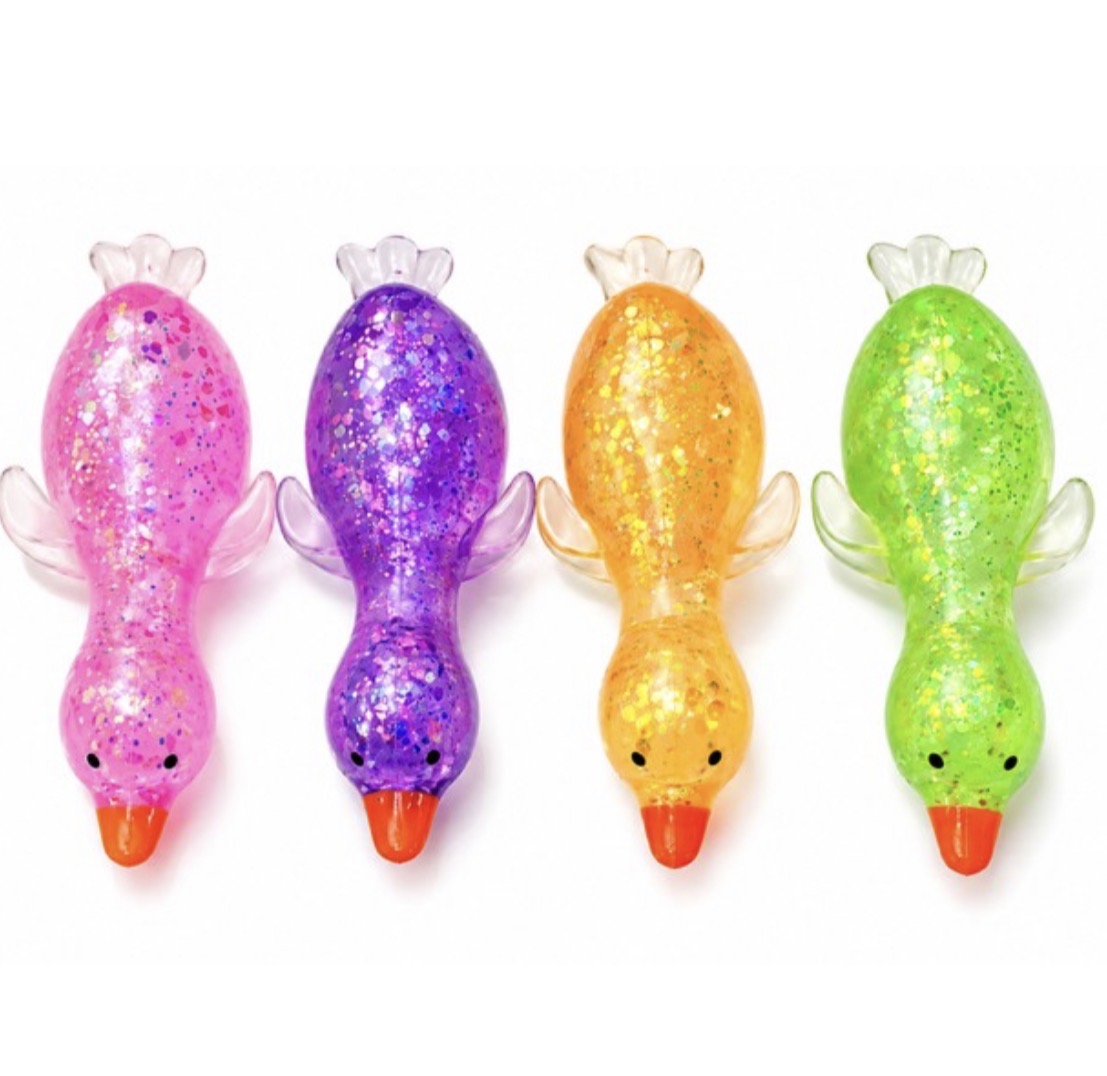 Sugar Maltose Glitter Flying Squeeze Duck