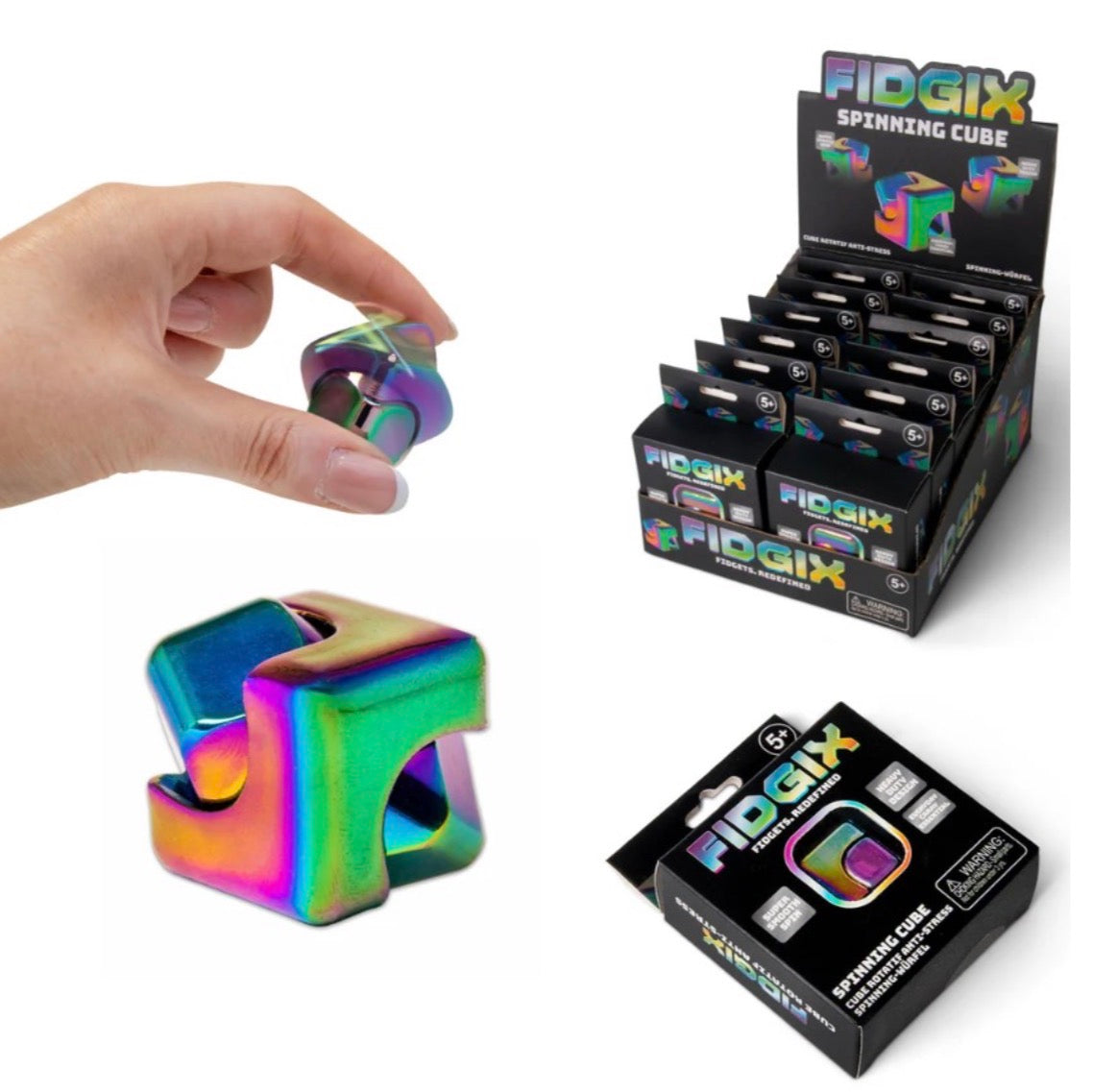 Fidgix Spinning Cube