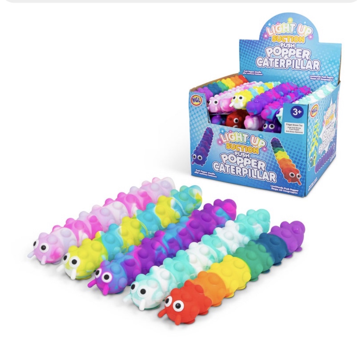 HGL - Light Up Sucker Popper Caterpillar