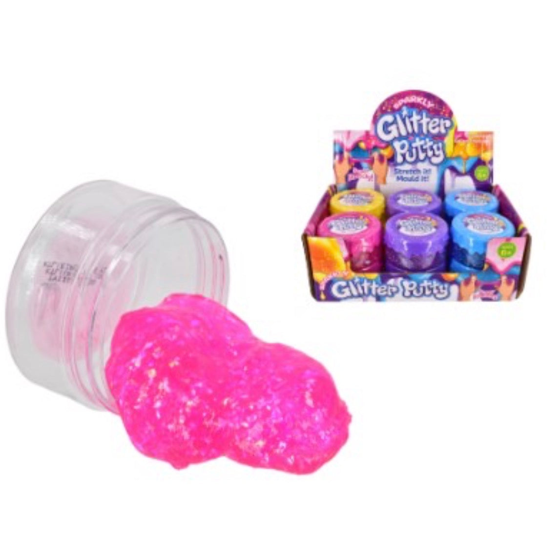 Glitter Putty Pot Assortment 80g