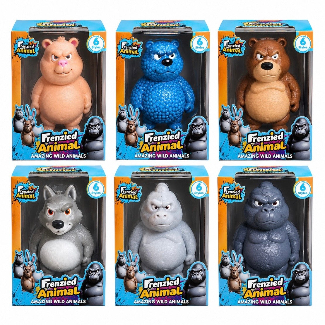 Jumbo Frenzy Squishy Bear In Box