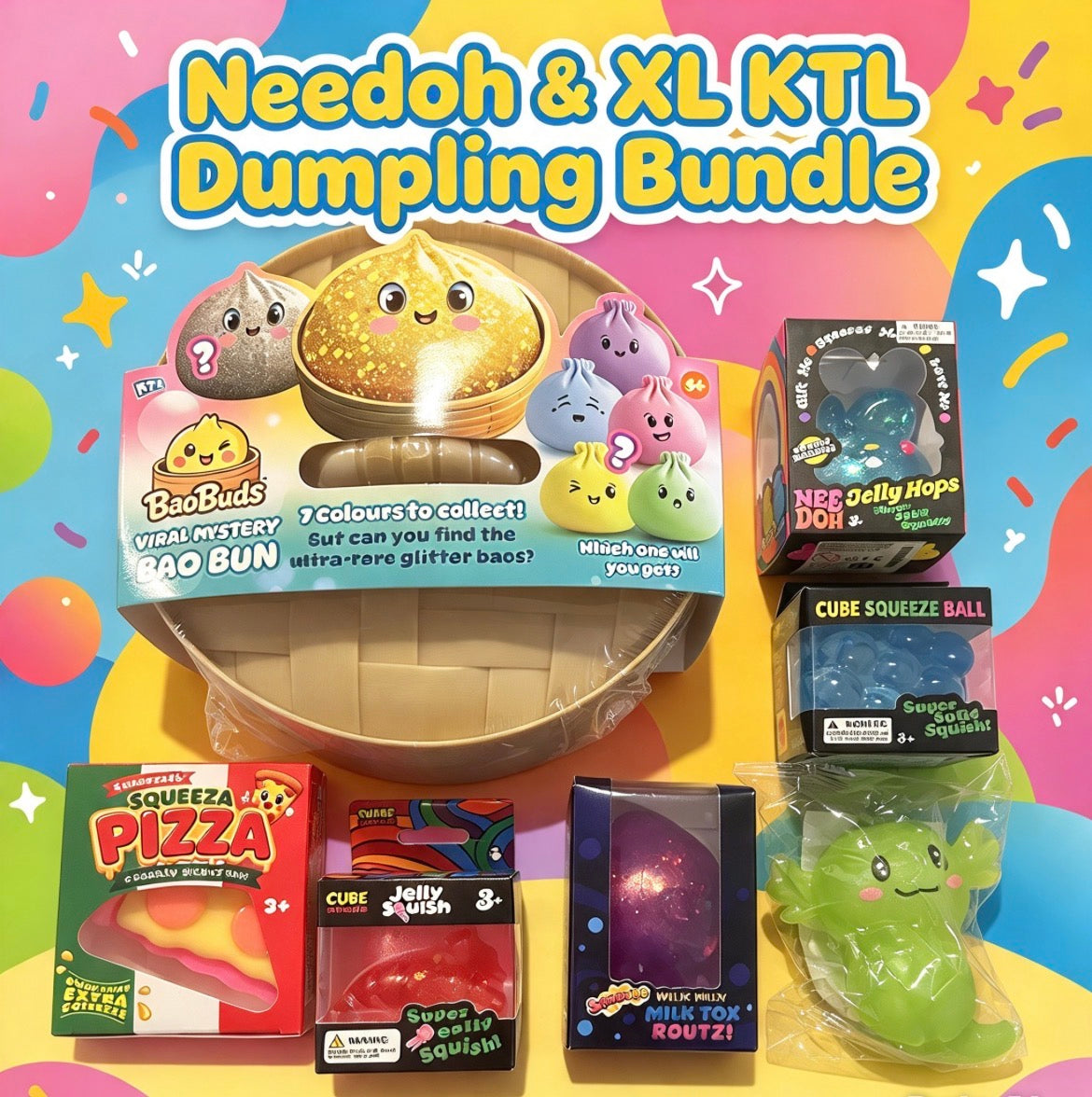 NeeDoh & XL KTL Dumpling Bundle