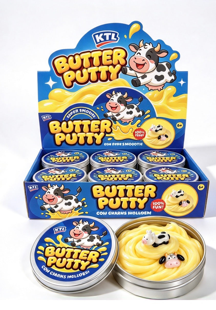 KTL - 60g Butter Putty With Charms In Tin