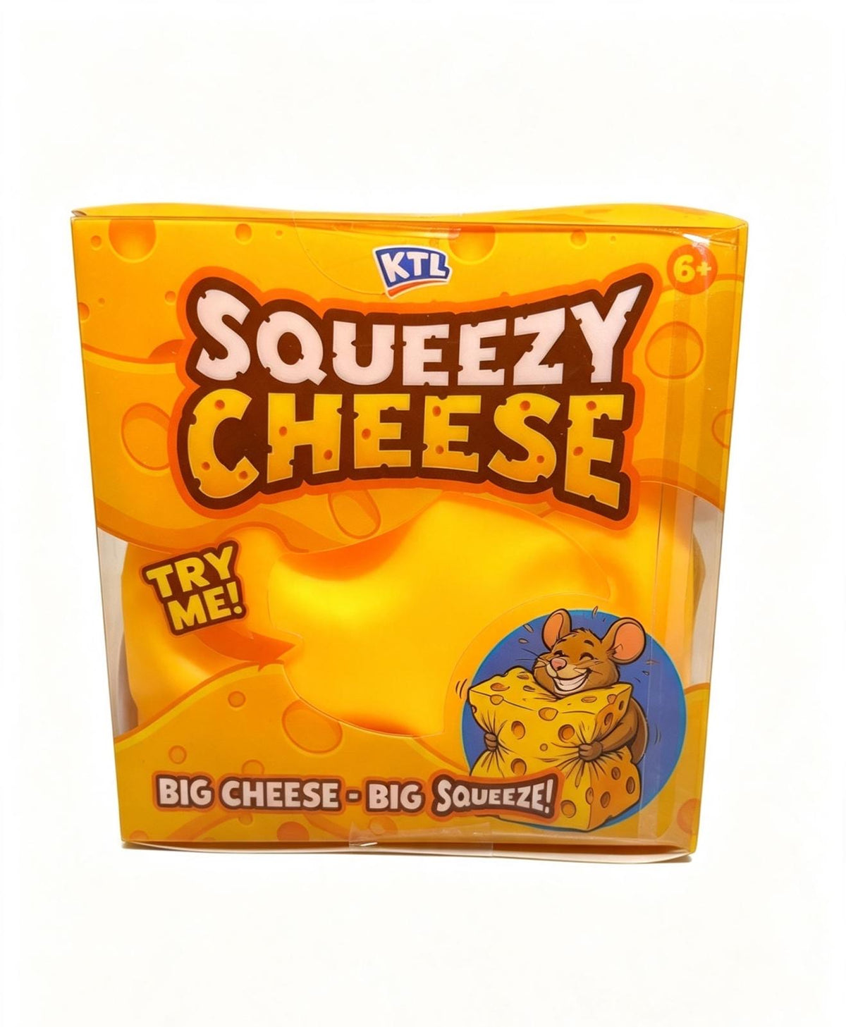 KTL Jumbo Cheese Squishy, Slow-Rise Food Stress Toy
